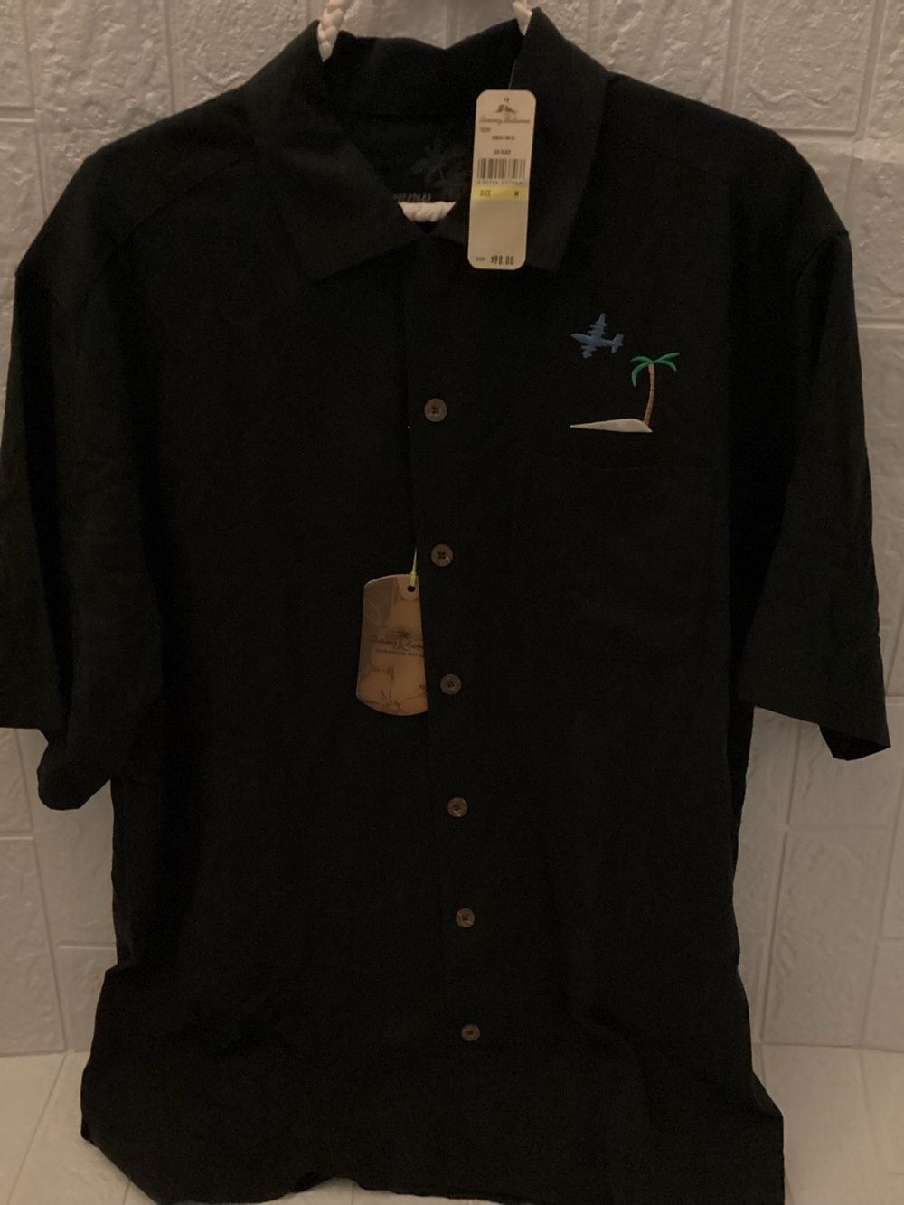 NWT-Tommy Bahama 100% silk Trasher Circa 2001-2014 SZ M